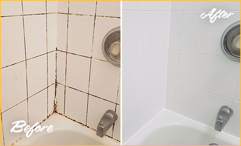 Regrouting shower deals tiles