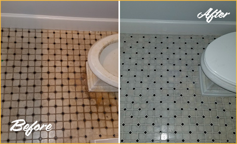 This Awful-looking Shower in Bedford Was Restored by Our Grout Cleaning  Company