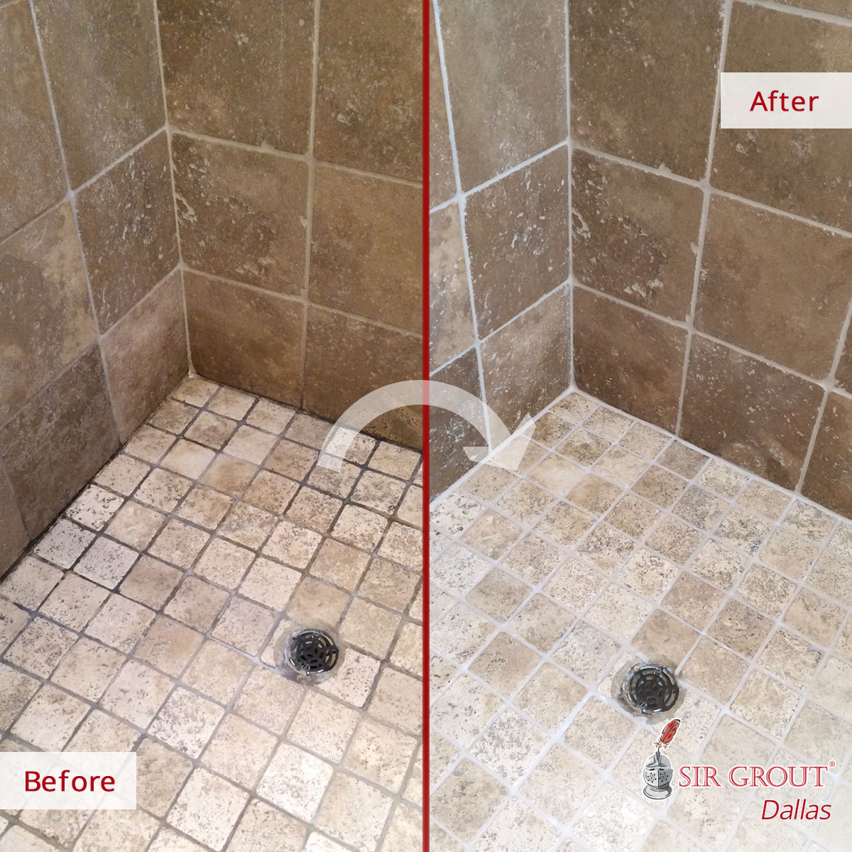 This Awful-looking Shower in Bedford Was Restored by Our Grout Cleaning  Company